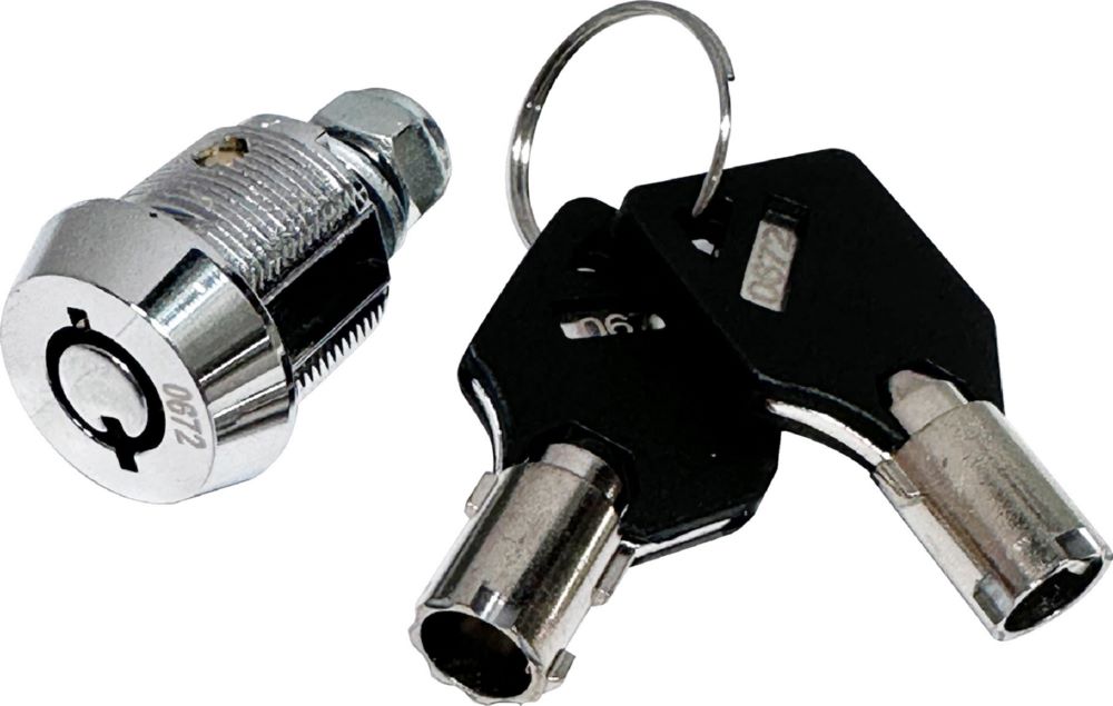 Produktbild Kraftwerk Mobilio Black Schloss 180 Grad inkl. Schlüssel für Modelle 3964-04-BLK/05-BLK