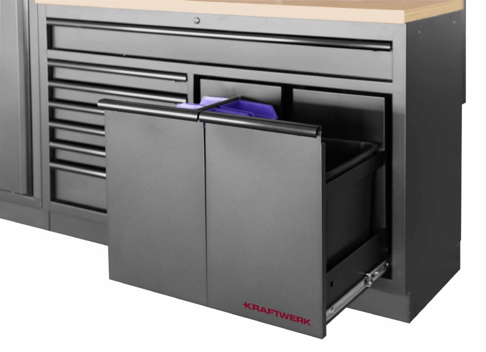 Produktbild MOBILIO Black 2er Kombi Werkstattsystem schwarz Buche bild 4