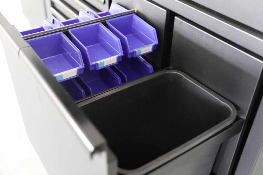 Produktbild MOBILIO Black 2er Kombi Werkstattsystem schwarz Buche bild 6