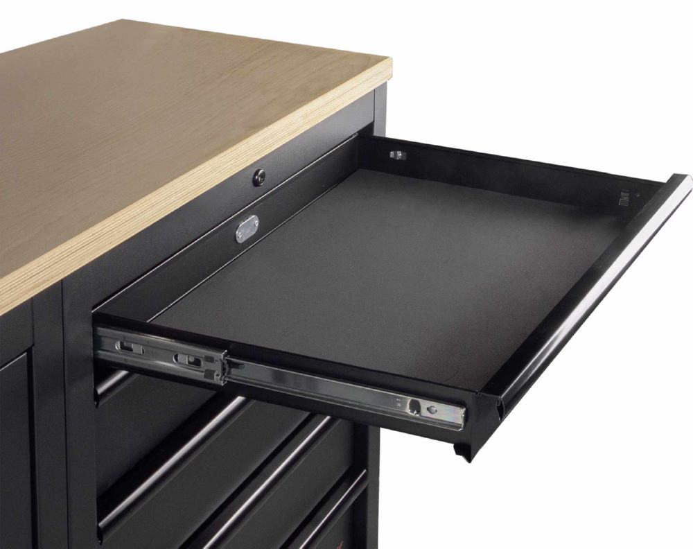 Produktbild MOBILIO Black Werkzeug Schubladenschrank 3er Kombi Buche bild 5