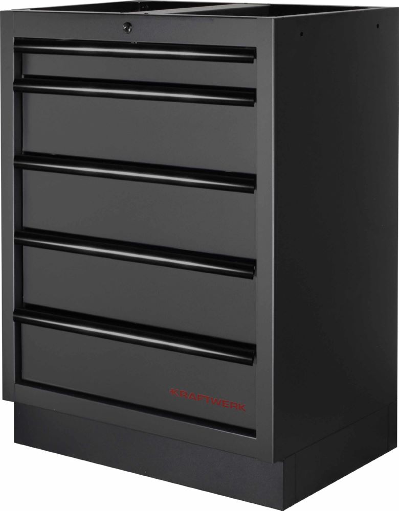 Produktbild MOBILIO Black 3er Werkstattschrank System schwarz Buche bild 5