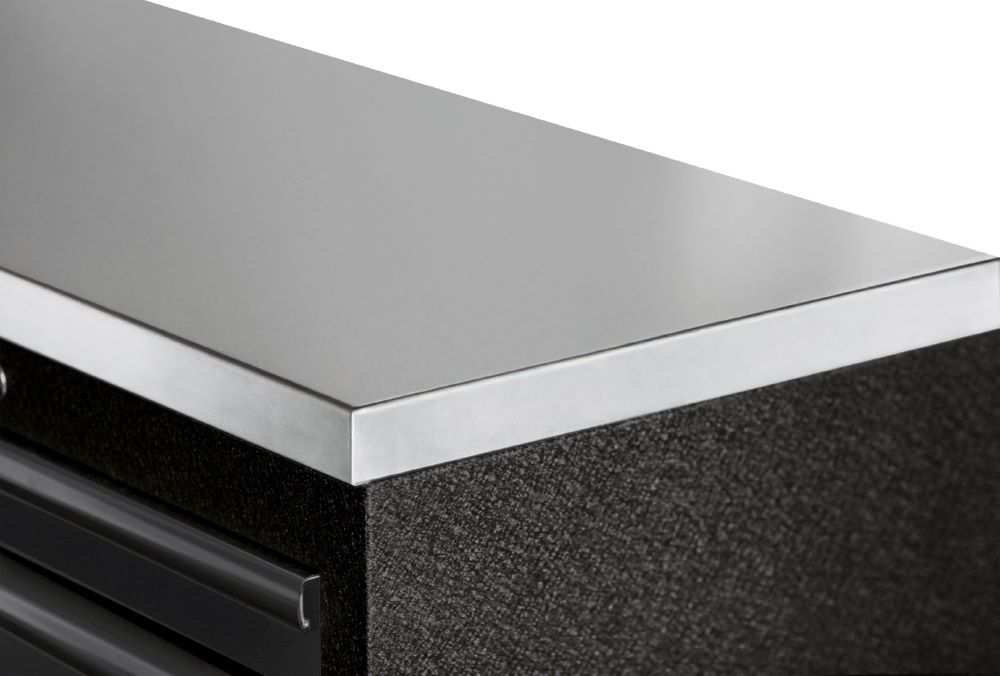 Produktbild MOBILIO Black 3er Werkstattschrank Eckelement Edelstahl 430 bild 3