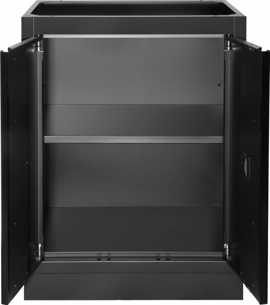Produktbild MOBILIO Black 3er Werkstattschrank System Kombi mit Lochwand Buche bild 9
