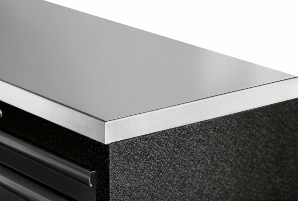 Produktbild MOBILIO Black Werkstattschrank 5er Kombi mit Lochwand Edelstahl 430 bild 6