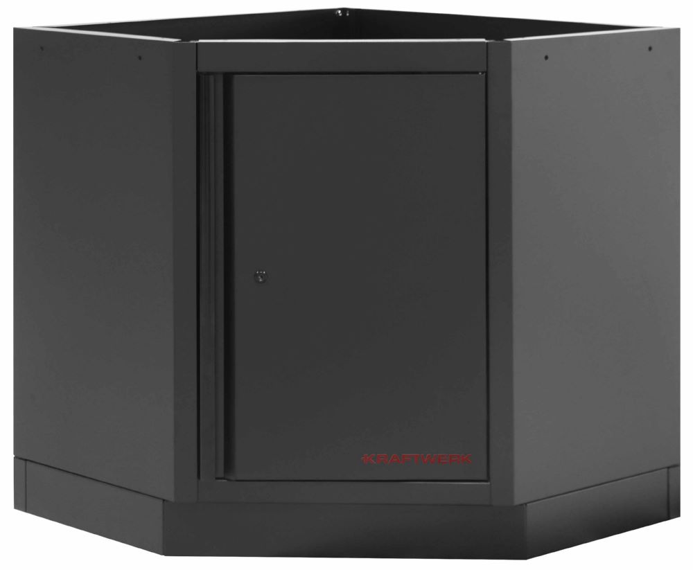 Produktbild MOBILIO Black 4er Werkstattschrank Platte aus Edelstahl 430 bild 2