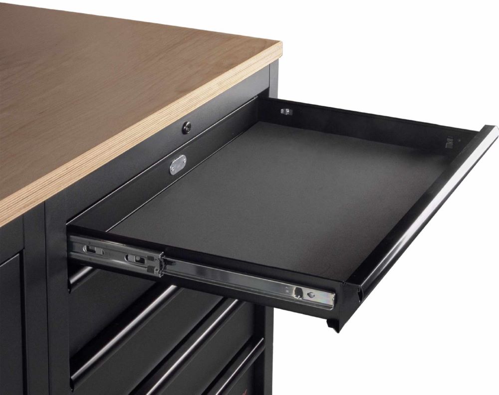 Produktbild MOBILIO Ex Black 6er Werkstattsystem mit Buchenplatte bild 5