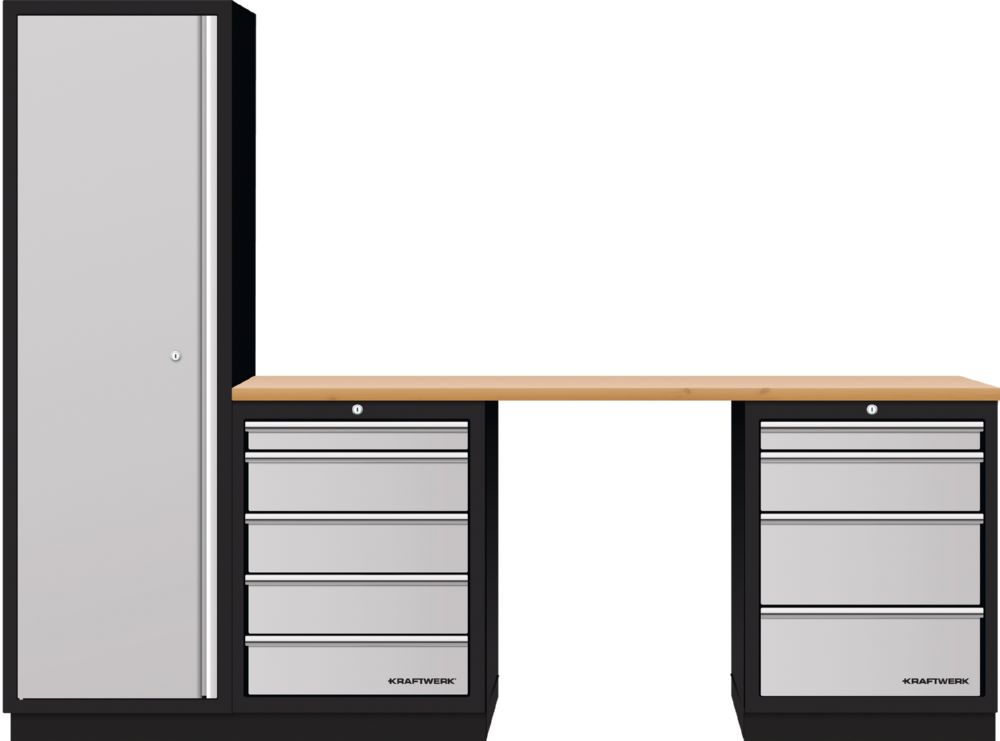 Produktbild Kraftwerk MOBILIO 3er Kompakt Kombi Buche Multiplex