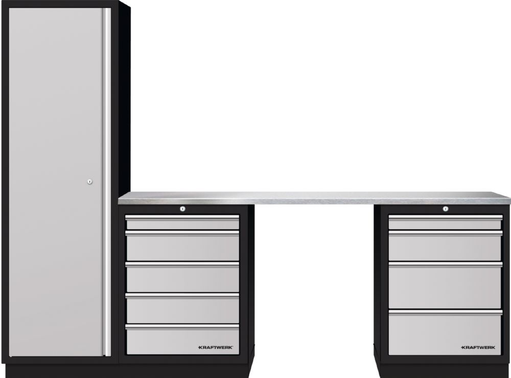 Produktbild Kraftwerk MOBILIO 3er Kompakt Kombi Edelstahl 430