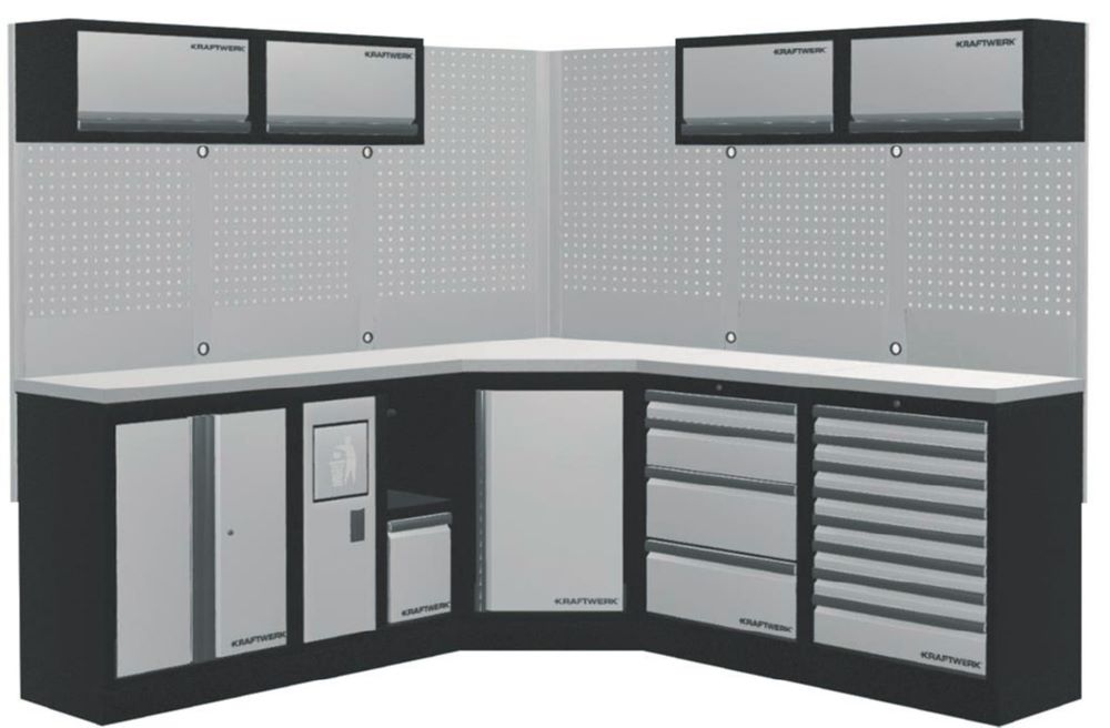 Produktbild Kraftwerk MOBILIO 5er Kompakt Kombi mit Lochwand Edelstahl 430