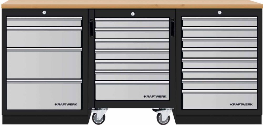 Produktbild Kraftwerk MOBILIO 3er Standard Kombi Buche Multiplex