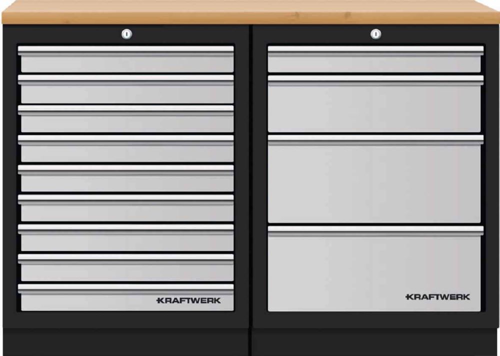 Produktbild Kraftwerk MOBILIO 2er Standard Kombi Buche Multiplex