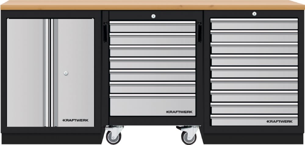 Produktbild Kraftwerk MOBILIO 3er Standard Kombi Buche Multiplex