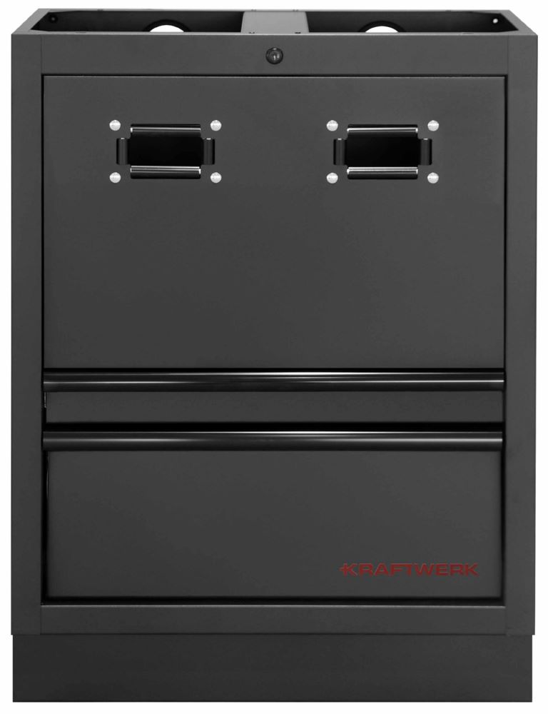 Produktbild Kraftwerk MOBILIO Black Unterschrank für Kabelaufroller