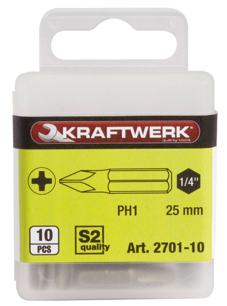 Produktbild Kraftwerk Phillips Bit 25 mm PH1 1/4 Zoll