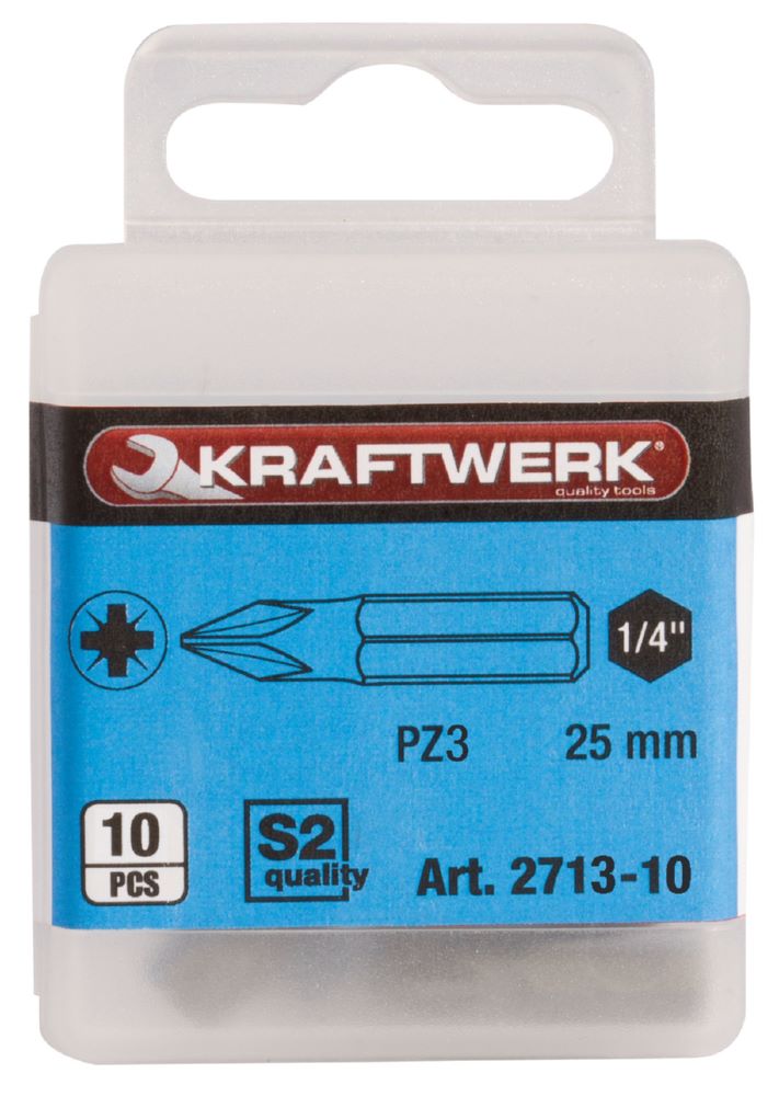 Produktbild Kraftwerk Pozidriv Bit 25 mm PZ3 1/4 Zoll