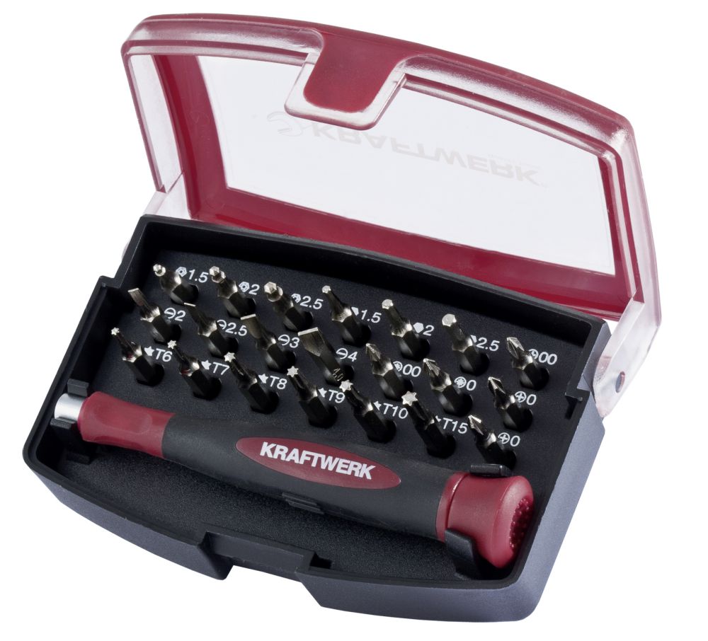 Produktbild Kraftwerk Präzisions Bit Box 4mm 22 teilig