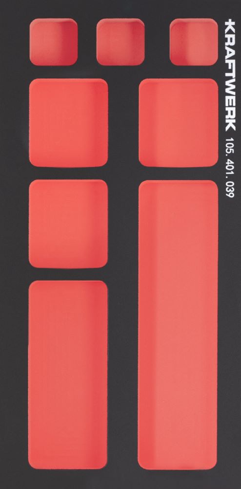 Produktbild Kraftwerk PRO LINE EVA3 Kleinteile Einlage 20 x 40 cm 8 Fächer