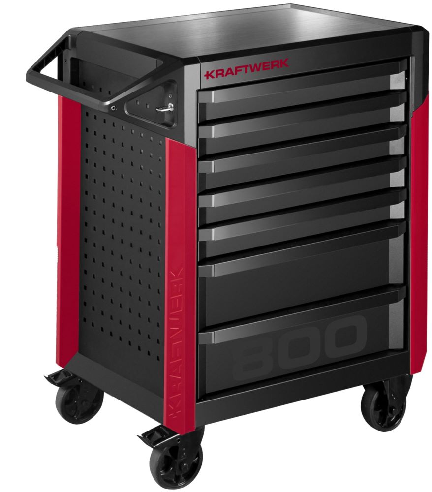 Produktbild Kraftwerk PRO LINE Werkstattwagen PT800 mit 7 Schubladen bild 1
