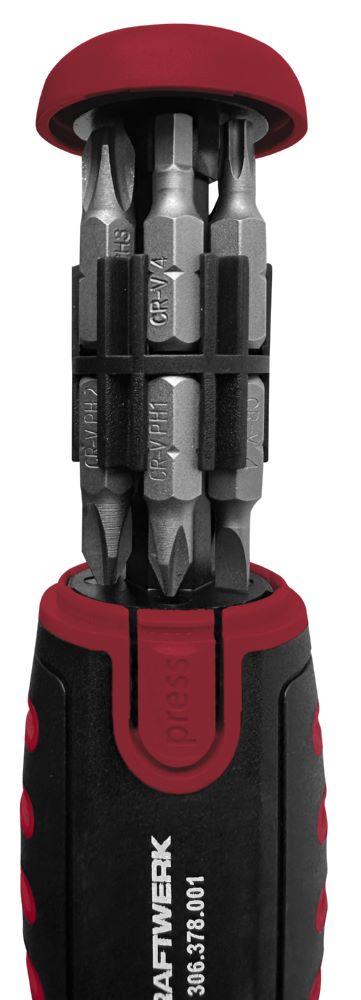 Produktbild Kraftwerk Ratschen Schraubendreher 12 in 1 Satz 13 teilig bild 2