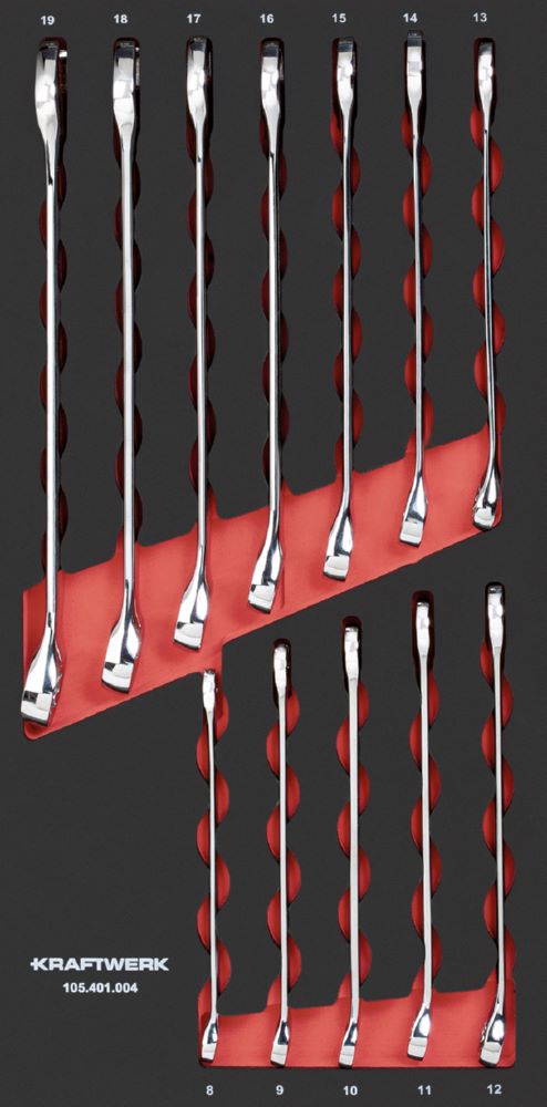 Produktbild Kraftwerk Ringmaulschlüsselsatz 12 teilig