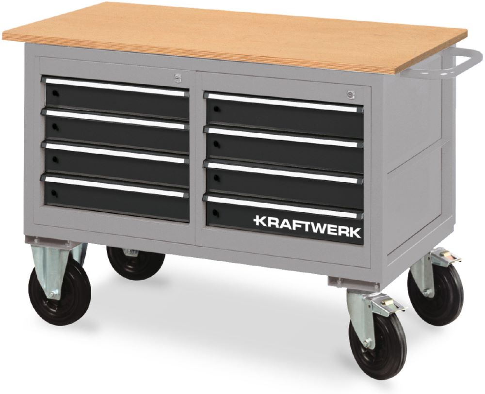 Produktbild Kraftwerk Rollwerkbank mit 8 Schubladen H 835 x B 1300 x T 605 mm