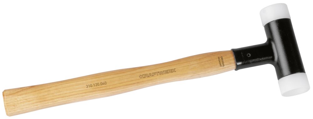 Produktbild Kraftwerk Rückschlagfreier Hammer mit Nylonkopf Durchmesser 40mm