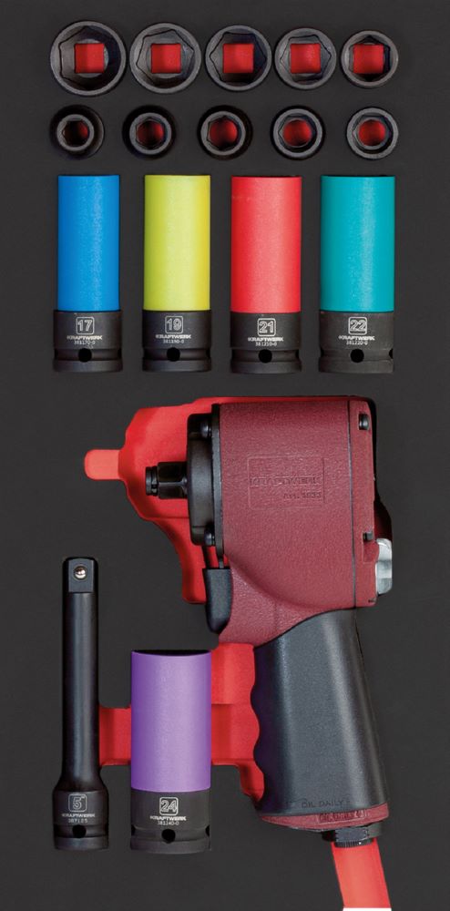 Produktbild Kraftwerk Schlagschrauber-Satz 1/2 Zoll 17 teilig
