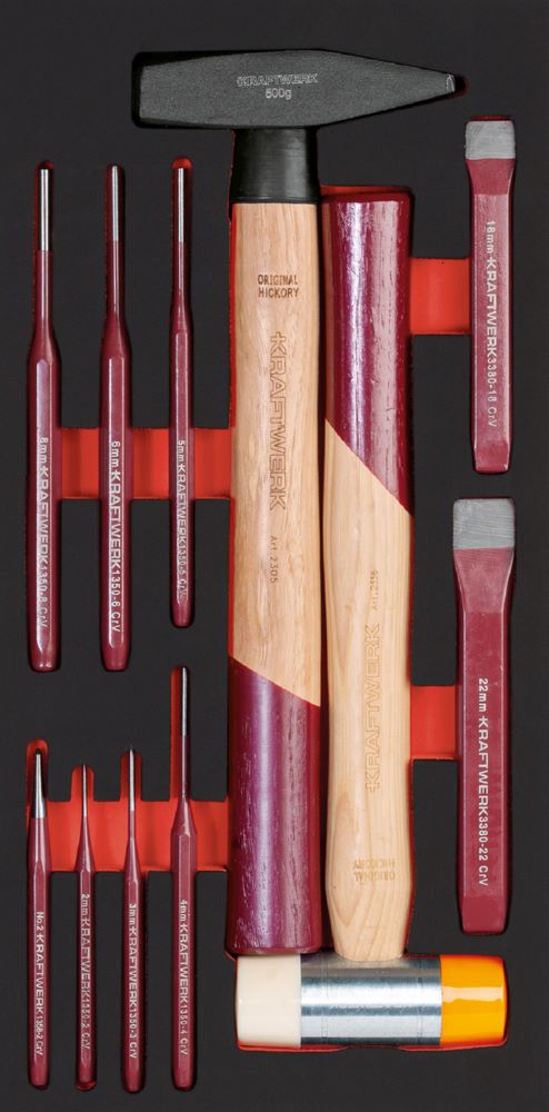 Produktbild Kraftwerk Schlagwerkzeugsatz 11 teilig