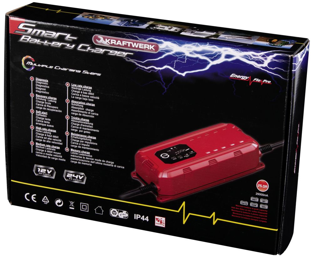 Produktbild Kraftwerk Smart Batterie Ladegerät 12V 24V 25A bild 5