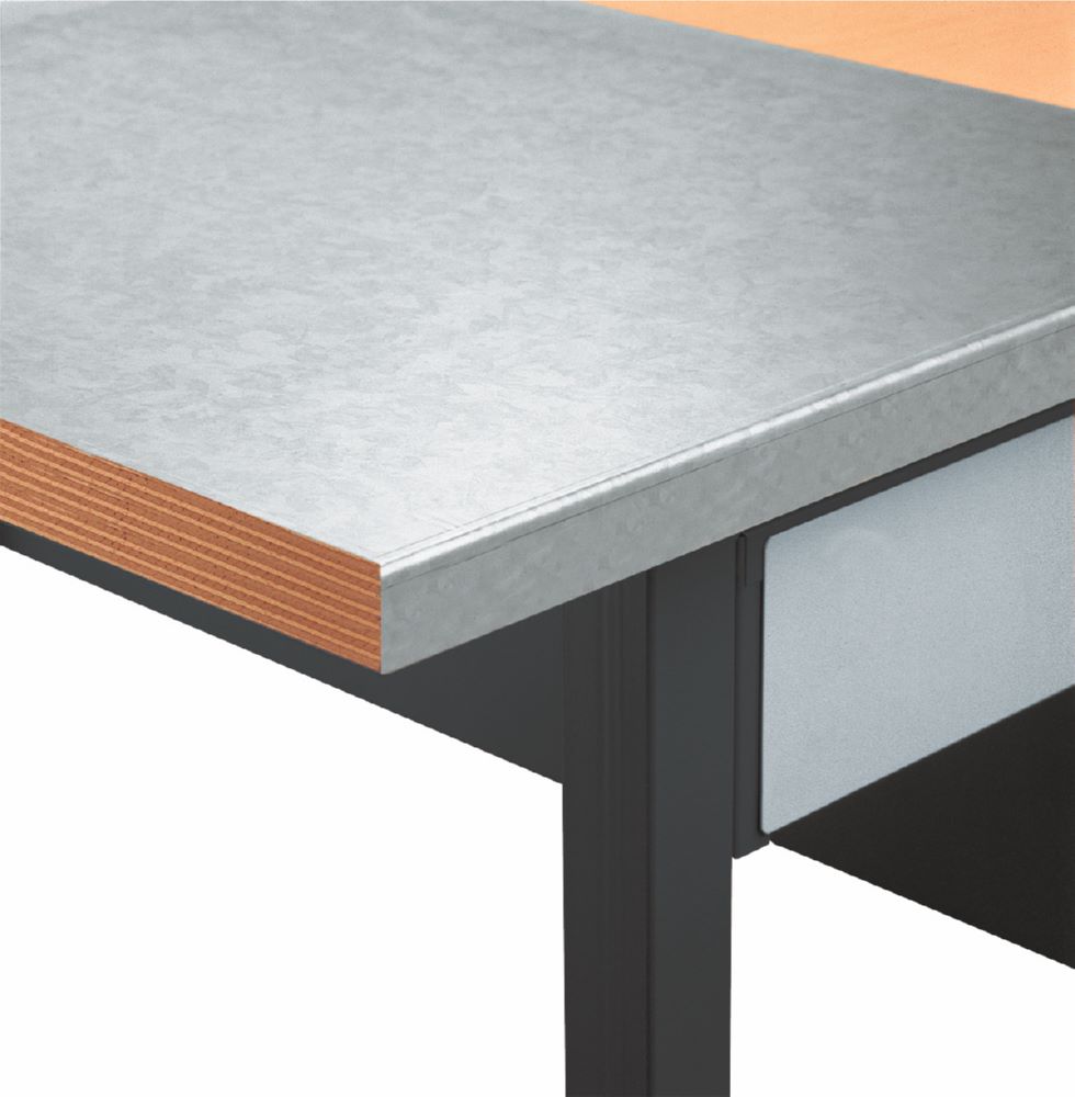 Produktbild Kraftwerk Stahlblechabdeckung 2000 mm für Werkbankplatte 40 mm 17 kg