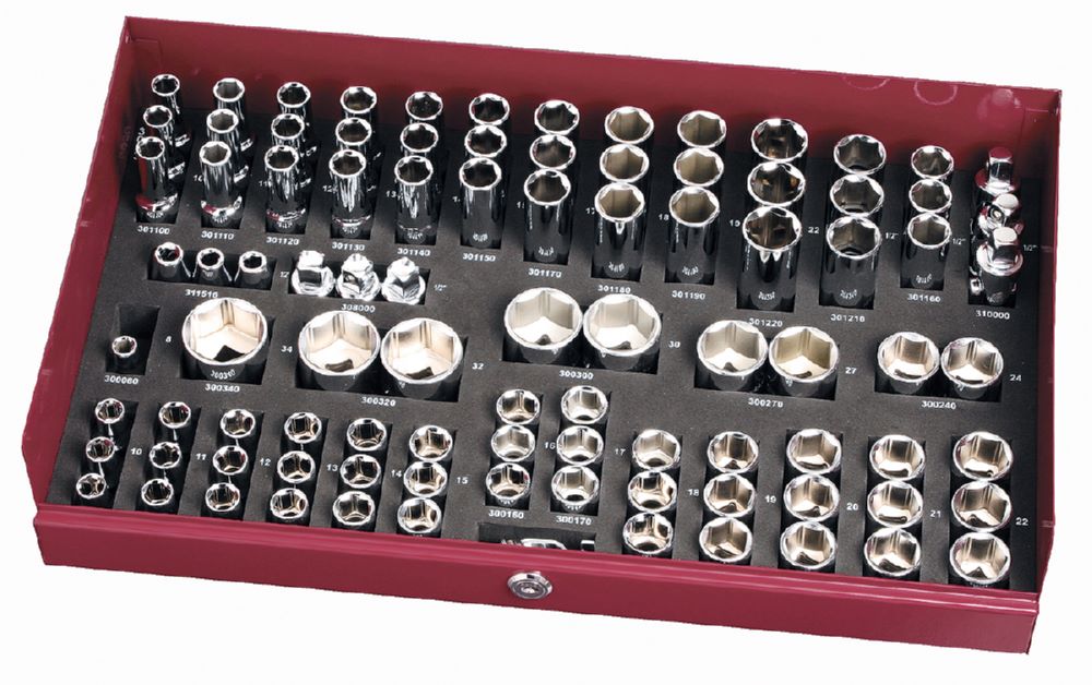 Produktbild Kraftwerk Steckschlüssel Einzelteilkasten 95 teilig 1/2 Zoll