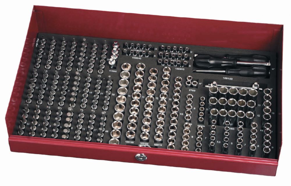 Produktbild Kraftwerk Steckschlüssel Einzelteilkasten 294 teilig 1/4 Zoll