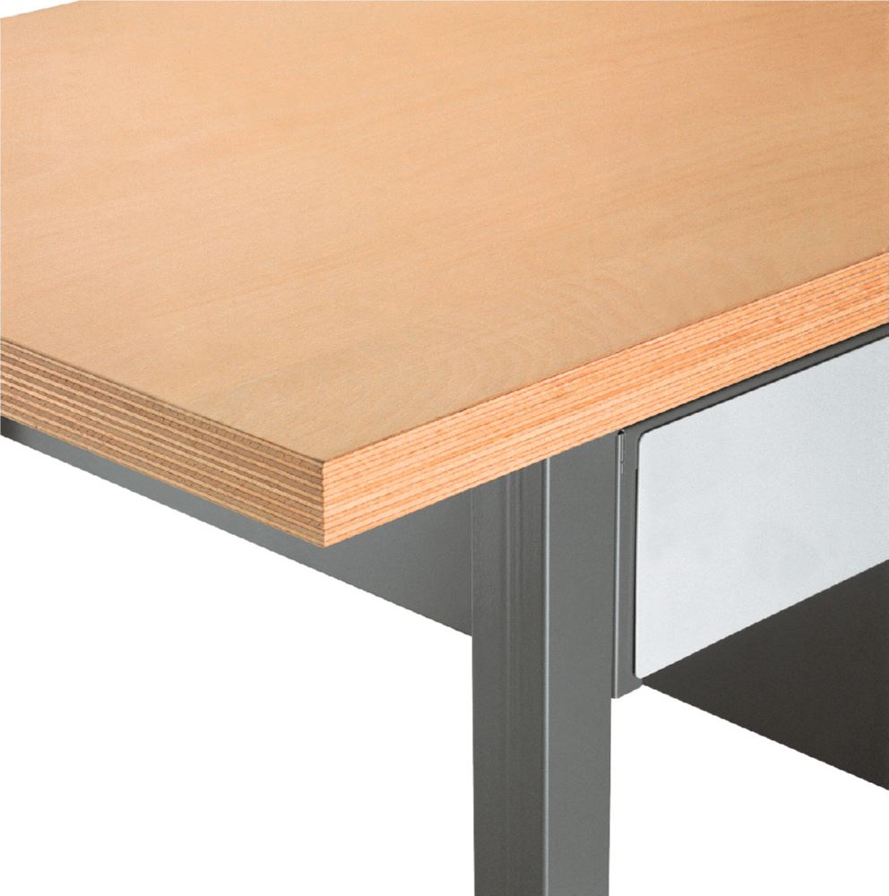 Produktbild Kraftwerk Werkbankplatte 1500 x 700 mm Buche Multiplex 40 mm 24 kg