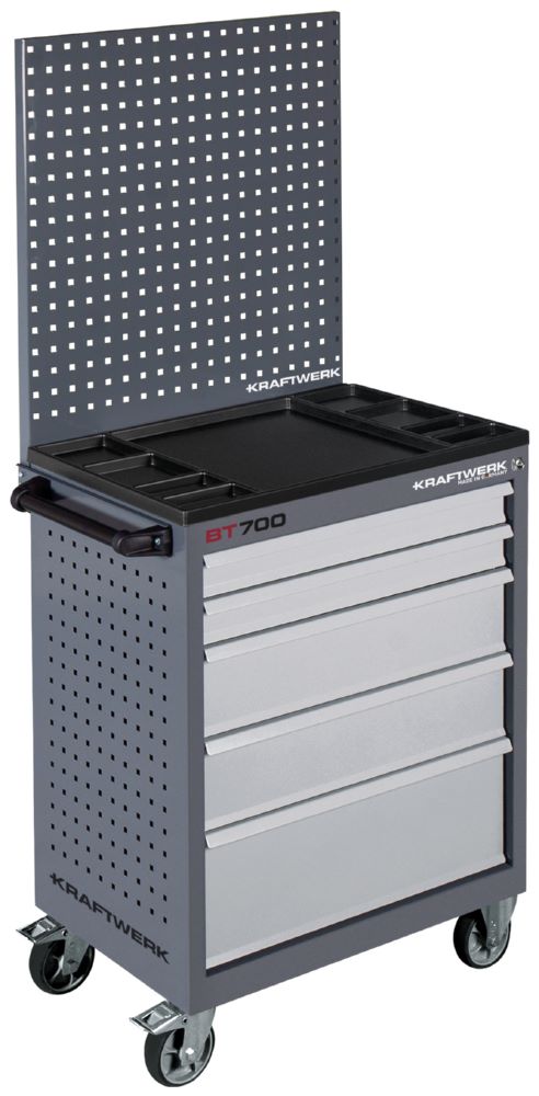 Produktbild Kraftwerk Werkstattwagen BT700 mit 5 Schubladen ohne Werkzeug bild 3