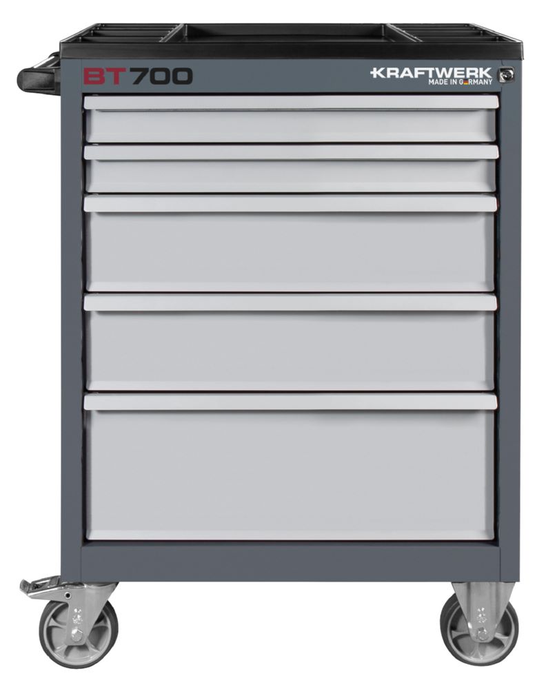 Produktbild Kraftwerk Werkstattwagen BT700 mit 5 Schubladen ohne Werkzeug bild 4