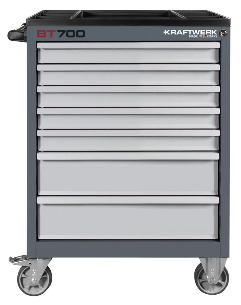 Produktbild Kraftwerk Werkstattwagen BT700 mit 7 Schubladen ohne Werkzeug bild 2