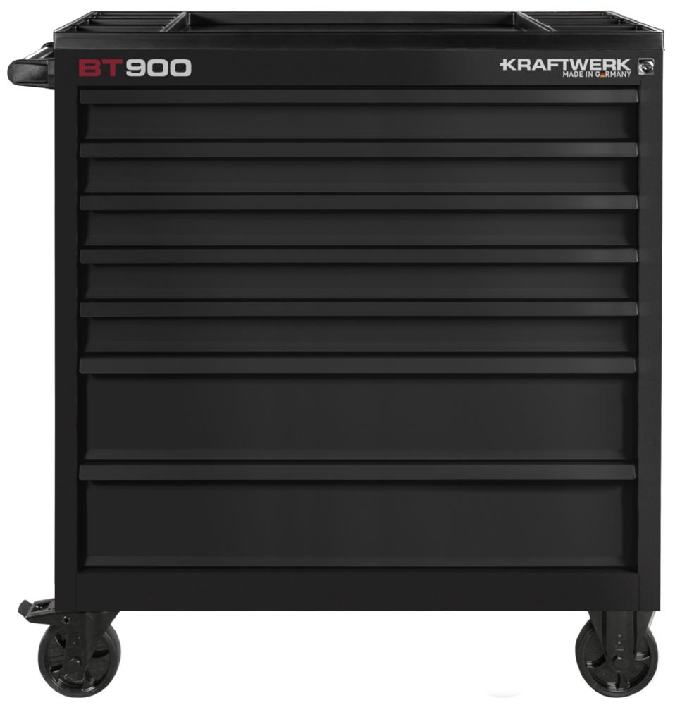 Produktbild Kraftwerk Werkstattwagen BT900 mit 7 Schubladen ohne Werkzeug in schwarz bild 2
