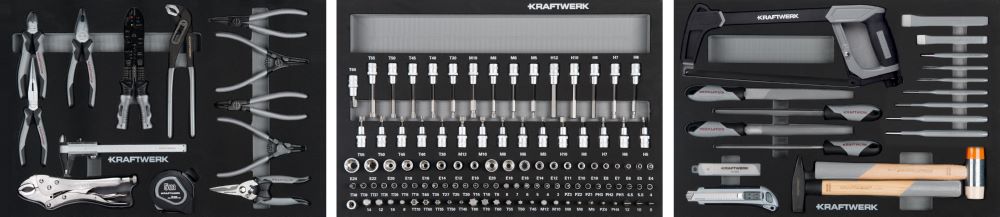Produktbild Kraftwerk Werkzeug Zusammenstellung EVA 147 teilig