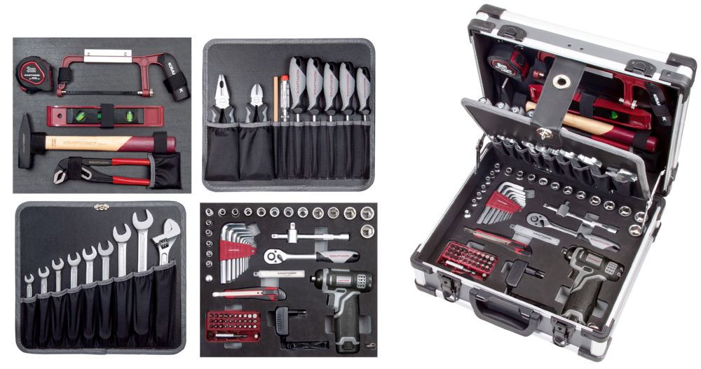 Produktbild KRAFTWERK Werkzeugkoffer B152 1/4 Zoll und 3/8 Zoll 104 Teile bild 6