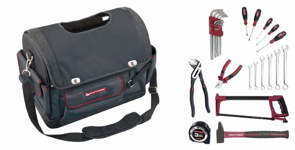 Produktbild Kraftwerk Werkzeugtasche bestückt 30 teilig