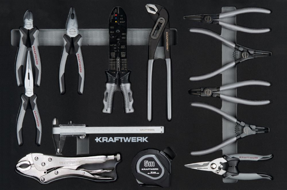 Produktbild Kraftwerk Zangen und Mess Einlage 13 teilig