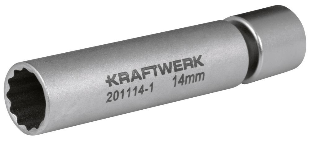 Produktbild Kraftwerk 3/8 Zoll Zündkerzen Stecknuss 14mm mit Gel
