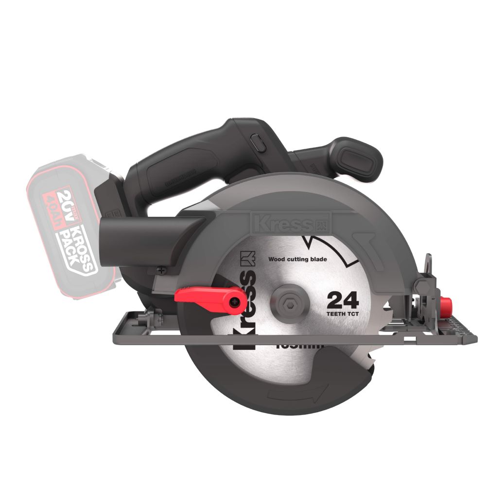 Produktbild Kress KUE12.9 20V Akku-Handkreissäge 165 mm color box