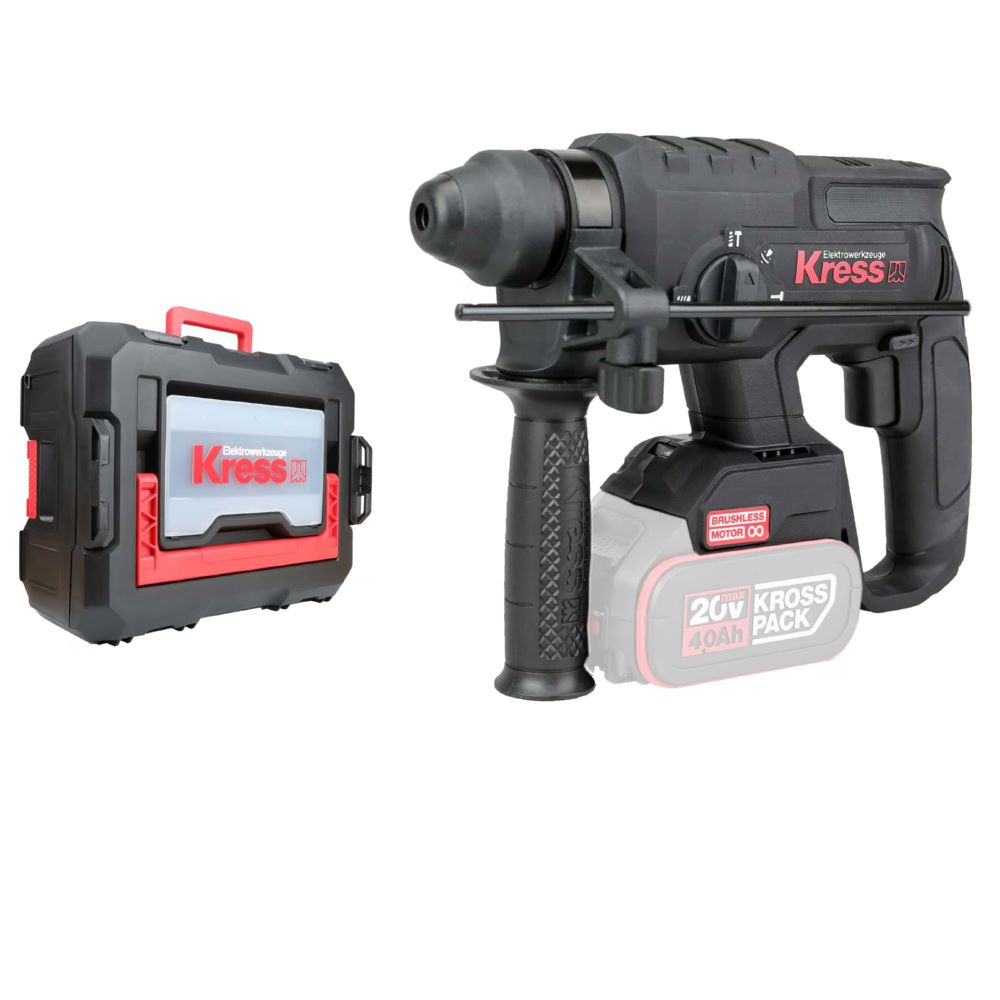 Produktbild Kress KUC60.91 20 V Akku-Pneumatic-Bohrhammer 2,0 kg 2,0 J 22 mm SDSplus Stabelbox