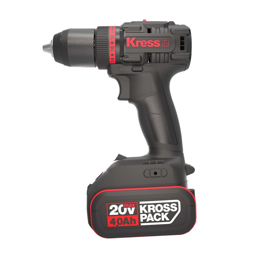 Produktbild KUA71 Akku Bohrschrauber 20 V 60 Nm 2 x 4.0 Ah Ladegerät 6A Stapelbox bild 2