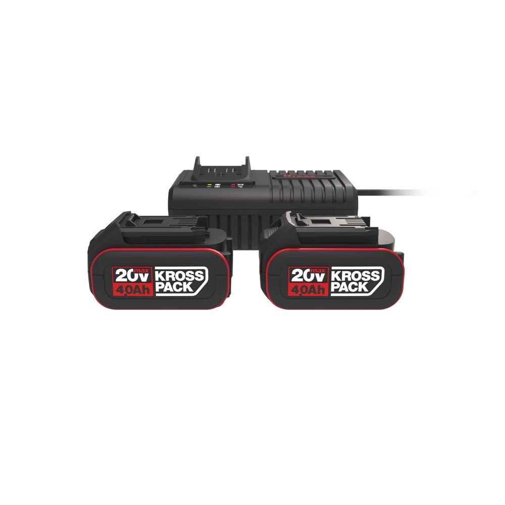 Produktbild Kress KAD21 Combopack Akku 2 x 20 V / 4.0 Ah + Ladegerät 6A color box bild 4