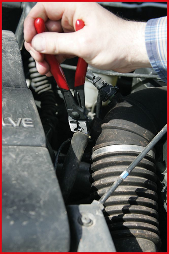 Produktbild KS TOOLS Click-Schlauchschellenzange 180mm, geschmiedet bild 4