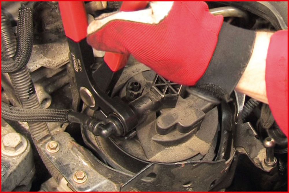 Produktbild KS TOOLS Kraftstoffleitungszange 220mm, abgewinkelt bild 5