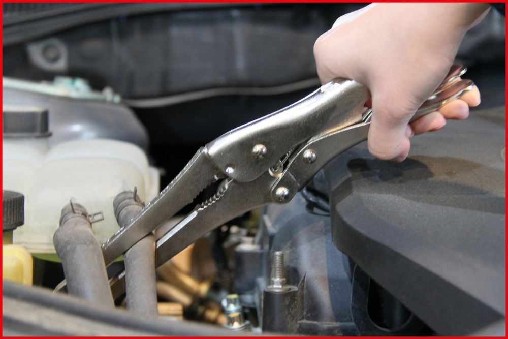 Produktbild KS TOOLS Abklemmzange für Rohrleitungen 86mm bild 5