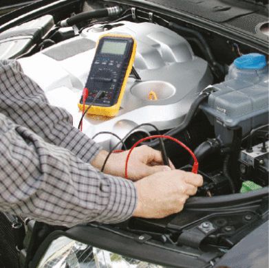 Produktbild KS Tools Digital Multimeter inkl. Prüfspitzen und Krokodilklemmen bild 3